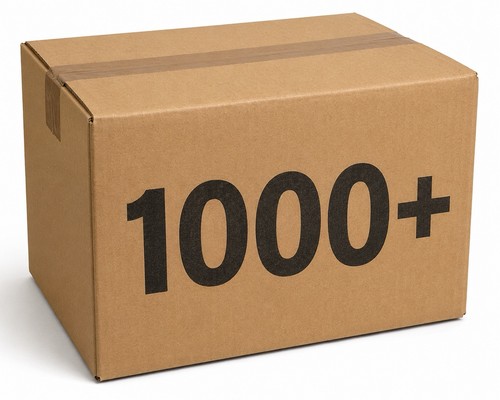 Pallet 1000 items - pallet, 1000+