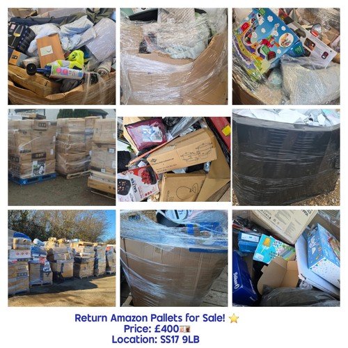 Amazon return pallets - amazon,